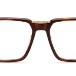 Boss Brown Tortoise Geometric Aviator Glasses