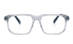 Boss Clear Geometric Aviator Glasses