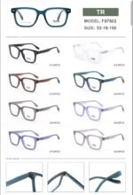 Full Rim Modern Rounded Rectangular Eyewear Frames - Image 6